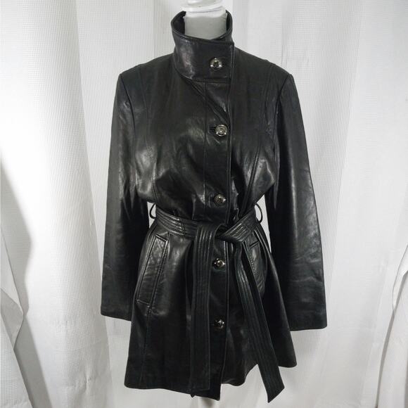 Wilsons Leather Black Jacket - Picture 4 of 12